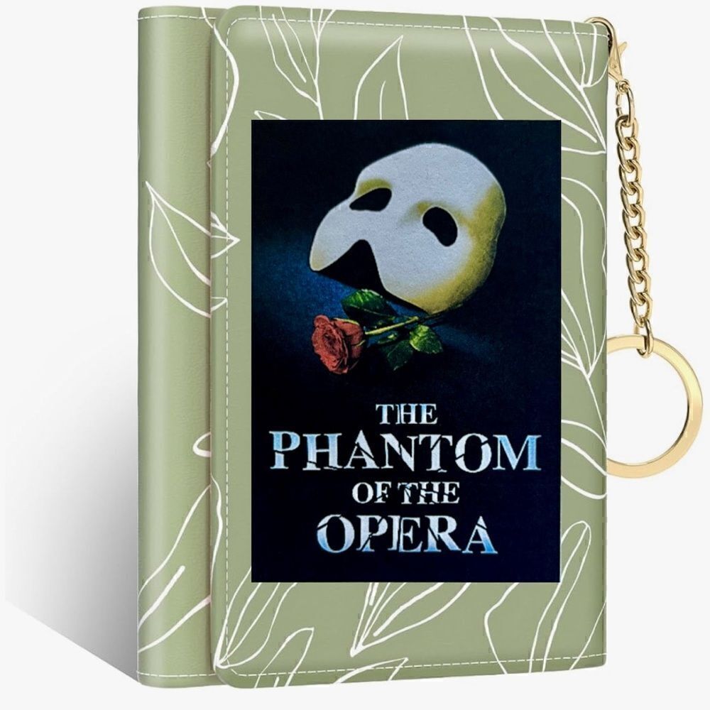 *30off3*🎶 Phantom of the Opera Credit Card Wallet Slim Wallet with 7 Card Slots.